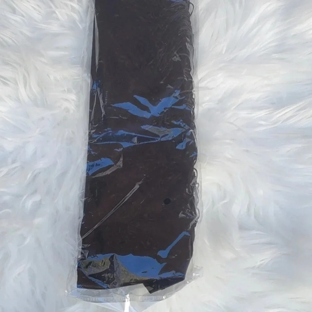 Black Satin Long Fringe‎ Gloves  NWT